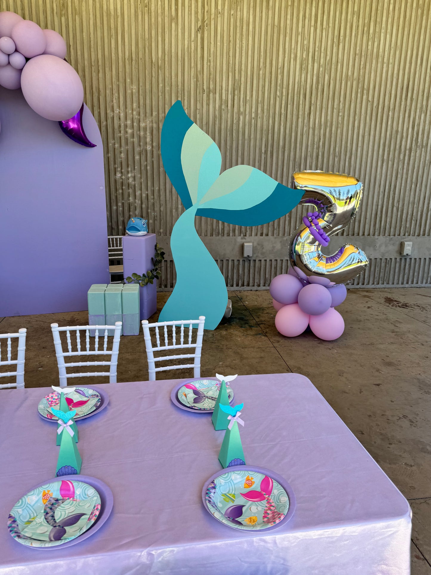 Mermaid Tail Backdrop